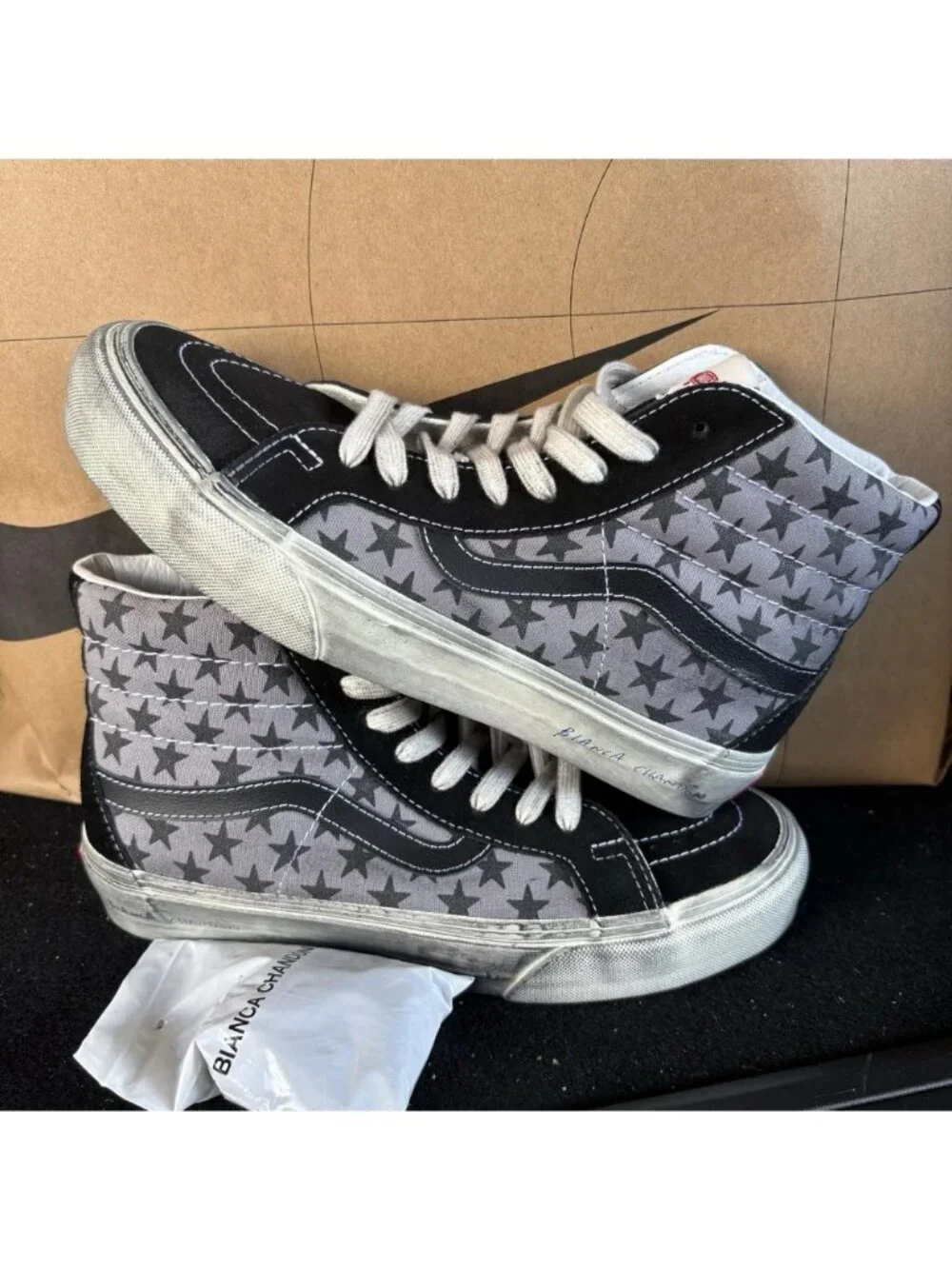 NEW Vans Vault x Bianca Chandon Blue/White LX Men’s Size 7 ,Womens Size 8.5